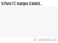 Si Paris FC marque d'abord - 2010/2011 - Coupe de la Ligue