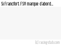 Si Francfort FSV marque d'abord - 2009/2010 - Tous les matchs
