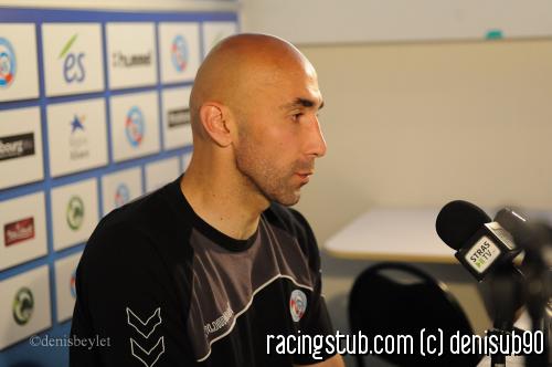 Milovan Sikimic en conférence de presse d'après-match